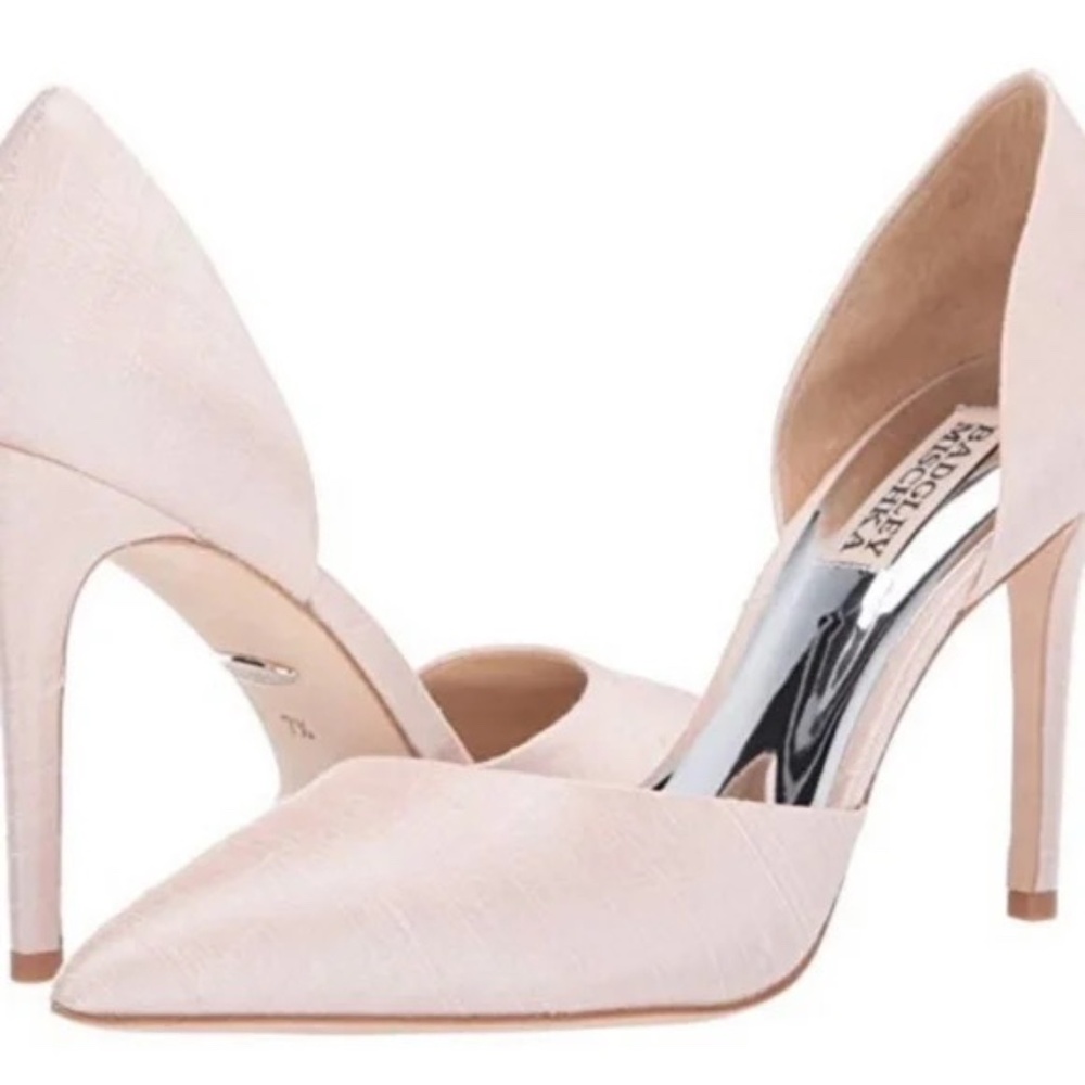 NWT | Badgley Mischka | Lola D Orsay Pump | Pink Silk 9M